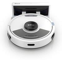 Shark RV2620WDUKWH Matrix Plus 2-in-1 Robot Vacuum Cleaner - White & Silver, Silver/Grey,White