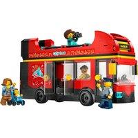 LEGO City 60407 Red Double-Decker Sightseeing Bus Set