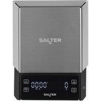 SALTER SA00697FEU12 Digital Kitchen Scale - Silver & Black, Silver/Grey,Black
