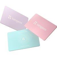 Tangem Morning Zefir Hardware Crypto Wallet - Pack of 3, Blue,Pink,Purple