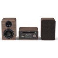 PURE Classic Stereo Mini Hi-Fi System - Coffee Brown & Walnut, Brown,Black