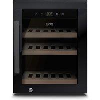 CASO DESIG 716 WineExclusive 12 Wine Cooler - Black, Black