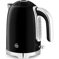 SWAN Solace SK19026BLK Jug Kettle - Black, Black