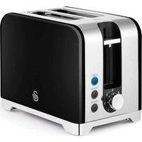 SWAN Solace ST19031BLK 2-Slice Toaster - Black, Black