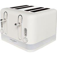 VQ Laura Ashley 4-Slice Toaster - Cotton White, White