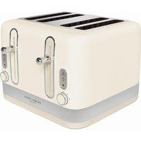 VQ Laura Ashley 4-Slice Toaster - Dove Grey, Silver/Grey