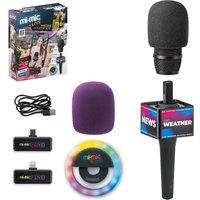 TOYRIFIC Mi-Mic TY6629 Portable Karaoke Microphone & Live Media Maker Kit - Black