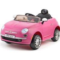 XOOTZ Fiat 500 Kids' Electric Ride-On Car - Pink, Pink