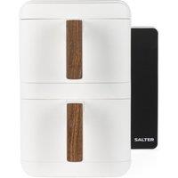 Salter Toronto Verticook Ultra EK6642WWHT 9L Dual Air Fryer - White, White
