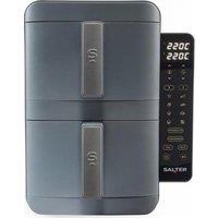 Salter VertiLayer EK6646 Dual Air Fryer - Grey, Silver/Grey