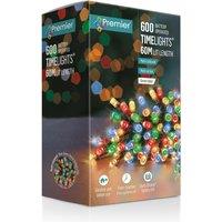 Premier Timelights 600 Multicolour LEDs - 60 m