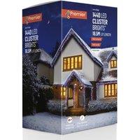 PREMIER ClusterBrights 1440 Multicolour LED String Lights - 18.5 m
