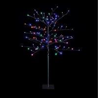 PREMIER Pre-Lit Black Christmas Tree - 1.8 m / 5.9ft