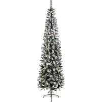 PREMIER Snow Flocked Spruce Artificial Christmas Tree - 7 ft / 220 cm
