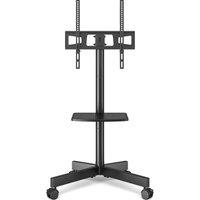 TTAP CART 65" TV Stand with Bracket & Shelf - Black, Black