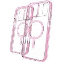 ZAGG Santa Cruz Snap iPhone 17 Pro Max Case - Clear & Pink, Pink,Clear