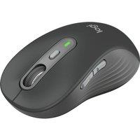 LOGITECH Signature Plus M750 L Wireless Optical Mouse, Silver/Grey