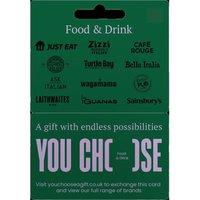 YOU CHOOSE Food & Drinks Digital Gift Card - £30
