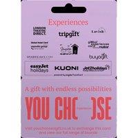 YOU CHOOSE Experiences Digital Gift Card - £30