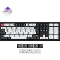 KEYCHRON Q6 HE Wireless Mechanical Gaming Keyboard - Carbon Black, White,Black