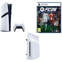 Sony PlayStation 5 Pro, EA Sports FC 26 & Disc Drive For PS5 Digital Edition Consoles Bundle, White