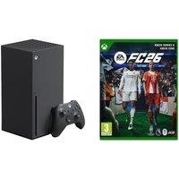 Microsoft Xbox Series X (1 TB) & EA Sports FC 26 Bundle, Black