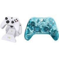 Xbox Wireless Controller (Ice Breaker Special Edition) & Venom Twin Docking Station Bundle