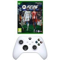 Xbox Wireless Controller (Robot White) & EA Sports FC 26 Bundle