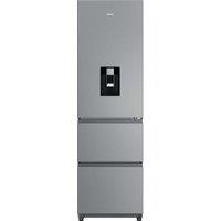 HAIER 3D Combi Series 3 HTR3518EWMXK 60/40 Fridge Freezer - Silver, Silver/Grey
