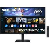 SAMSUNG LS27FM500EUXXU Smart M5 Full HD 27" IPS LCD Monitor - Black, Black