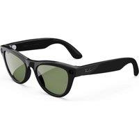 RAY-BAN Meta Skyler (Gen 2) Glasses - Shiny Black with Green Lenses
