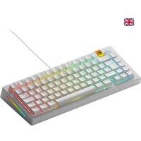 GLORIOUS GMMK 3 Pro HE Prebuilt 75% Hall Effect Gaming Keyboard - White, White