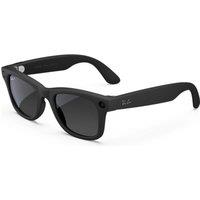 RAY-BAN Meta Wayfarer (Gen 2) Glasses - Matte Black with Polarised Gradient Graphite Lenses, Large