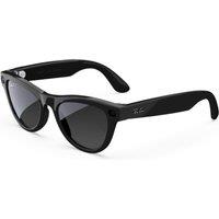 RAY-BAN Meta Skyler (Gen 2) Glasses - Shiny Black with Polarised Gradient Graphite Lenses