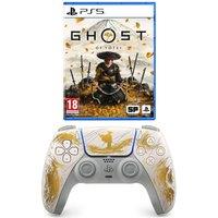 Sony PS5 DualSense Wireless Controller (Gold Limited Edition) & Ghost of Yotei Bundle