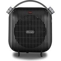 DELONGHI Capsule HFS30C24 Portable Fan Heater - Black, Black
