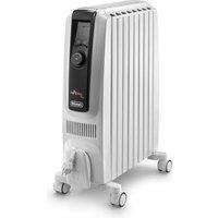 DELONGHI Dragon 4 Pro TRDX40802E Portable Oil-Filled Radiator - White Beige, Cream,White