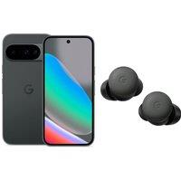 Google Pixel 10 (128 GB, Obsidian) & Pixel Buds Pro 2 Wireless Bluetooth Earbuds Bundle, Black
