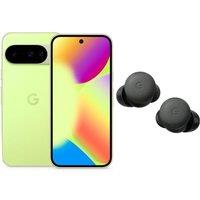 Google Pixel 10 (128 GB, Lemongrass) & Pixel Buds Pro 2 Wireless Bluetooth Earbuds Bundle, Yellow