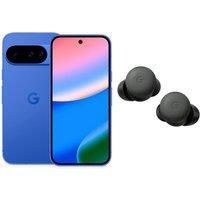 Google Pixel 10 (128 GB, Indigo) & Pixel Buds Pro 2 Wireless Bluetooth Earbuds Bundle, Blue