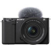 SONY Alpha ZV-E10K Mirrorless Vlogging Camera with E PZ 16-50 mm f/3.5-5.6 OSS II Lens, Black