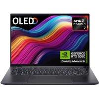 ACER Swift X 14 AI 14.5" Refurbished Laptop, Copilot PC - AMD Ryzen 7, 1 TB SSD, Grey (Very Good Condition), Silver/Grey