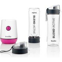 BREVILLE Blend Active VBL248 Blender - White & Pink, Pink,White