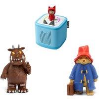 Tonies Toniebox 2 Starter Set - Sky Blue, The Gruffalo & Paddington Bear Audio Figures Bundle