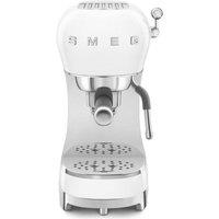 Smeg ECF02WHUK Coffee Machine - White, White