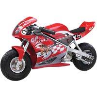 RAZOR Pocket Rocket Electric Kids Motorbike - Red, Red,Black