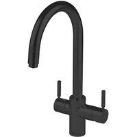 INSINKERAT 3-in-1 J Shape Steaming Hot Water Tap - Black Velvet