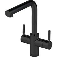 INSINKERATOR 3-in-1 L Shape Steaming Hot Water Tap - Black Velvet