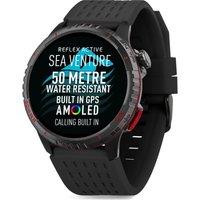 REFLEX ACTIVE Sea Venture Smart Watch - Black, Silicone Strap, Black