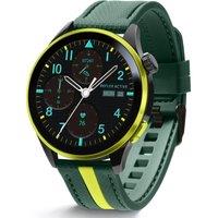 REFLEX ACTIVE Series 54 Smart Watch  Green with Green & Yellow Silicone Strap, Yellow,Green